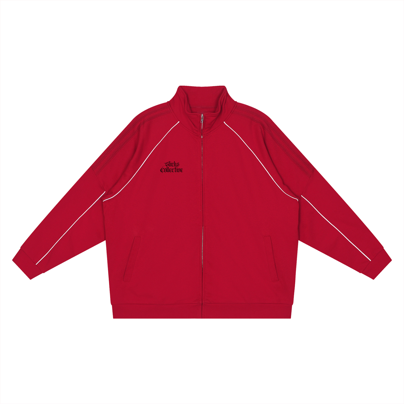 Reflection Striped Raglan Sleeve Jacket - *Signature*