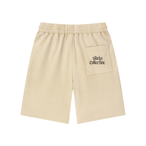 Dark Canvas Knit Leisure Shorts