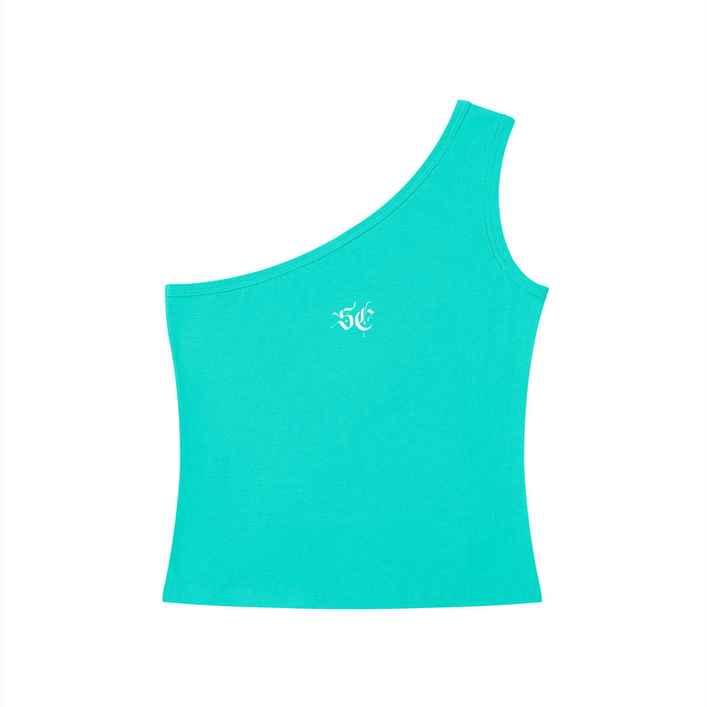 Women's One-Shoulder Crop T-Shirt - *Signature*
