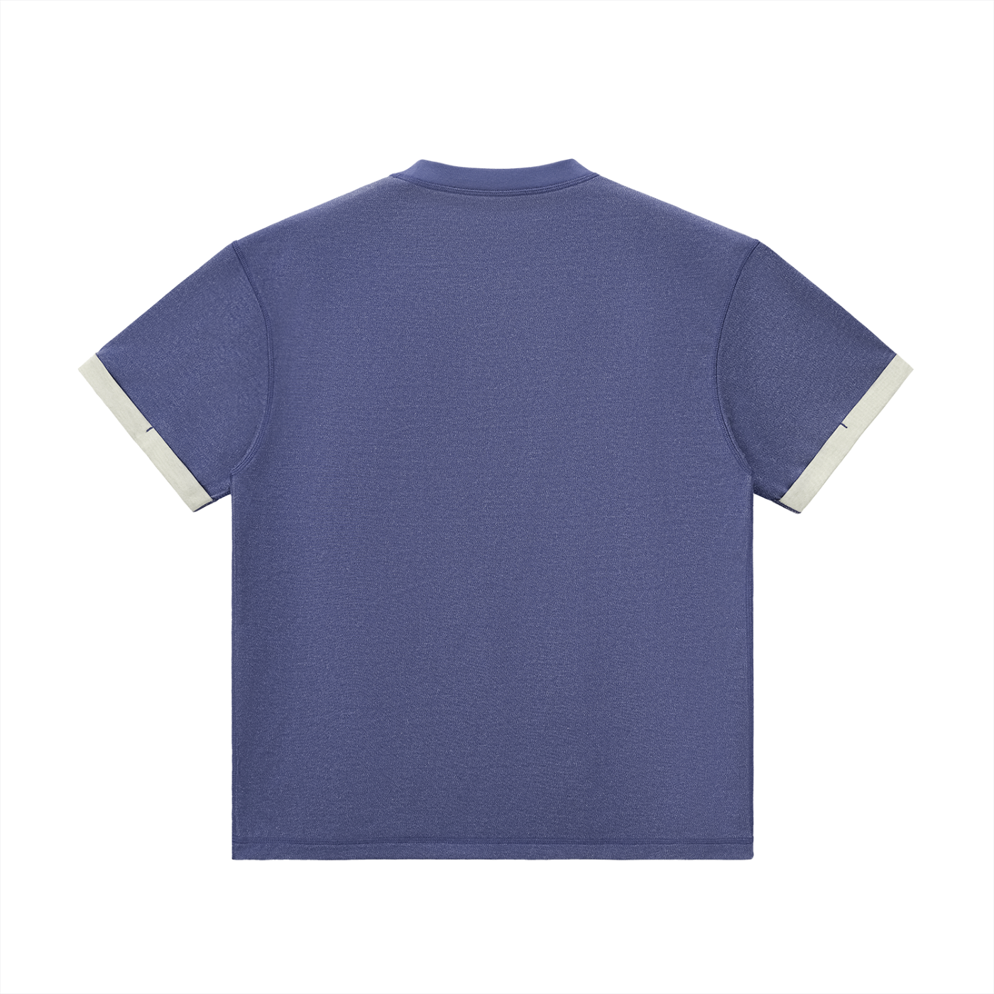 Contrast Cuff Cuffed Tee - *Signature*