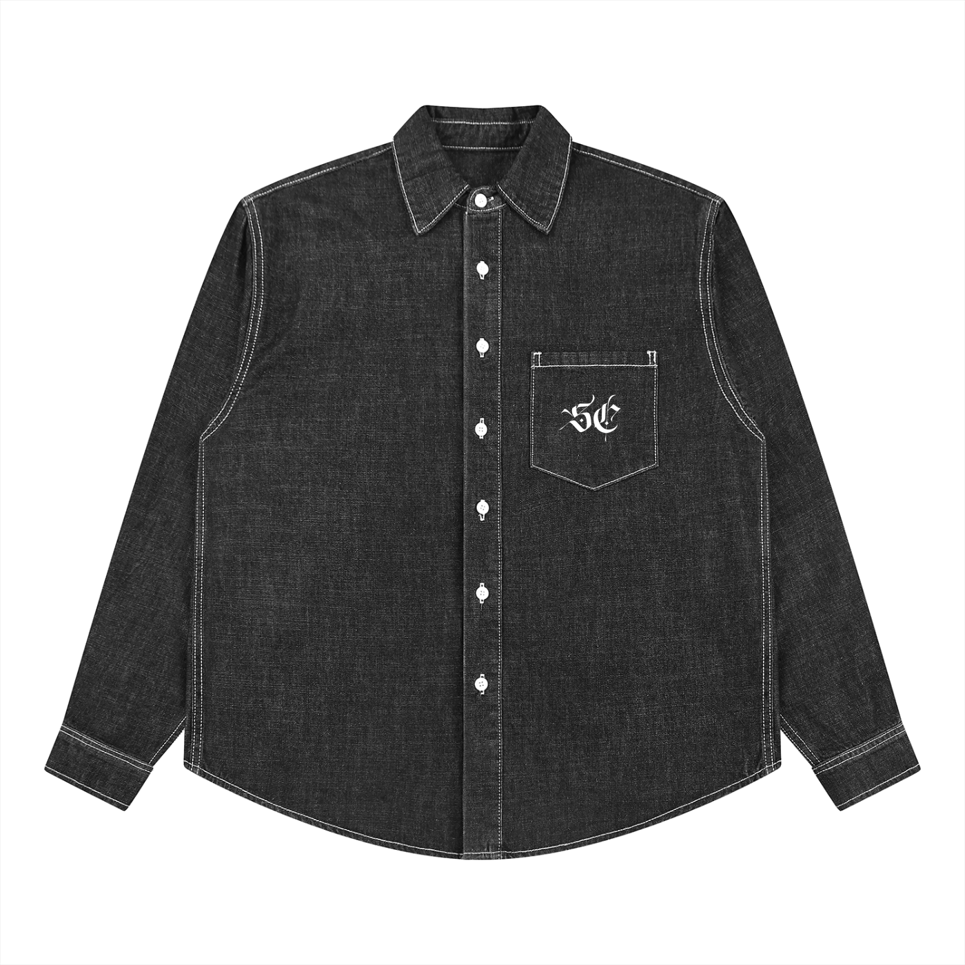 Vintage Wash Denim Shirt - *Signature*