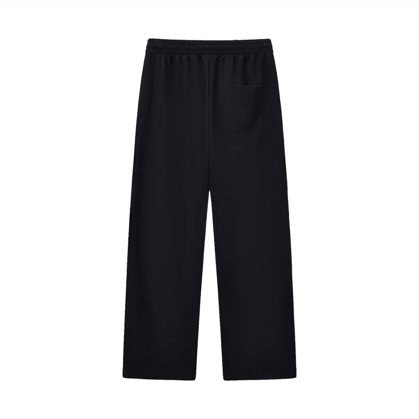 Curved Stripe Straight Sweatpants - *Rise*