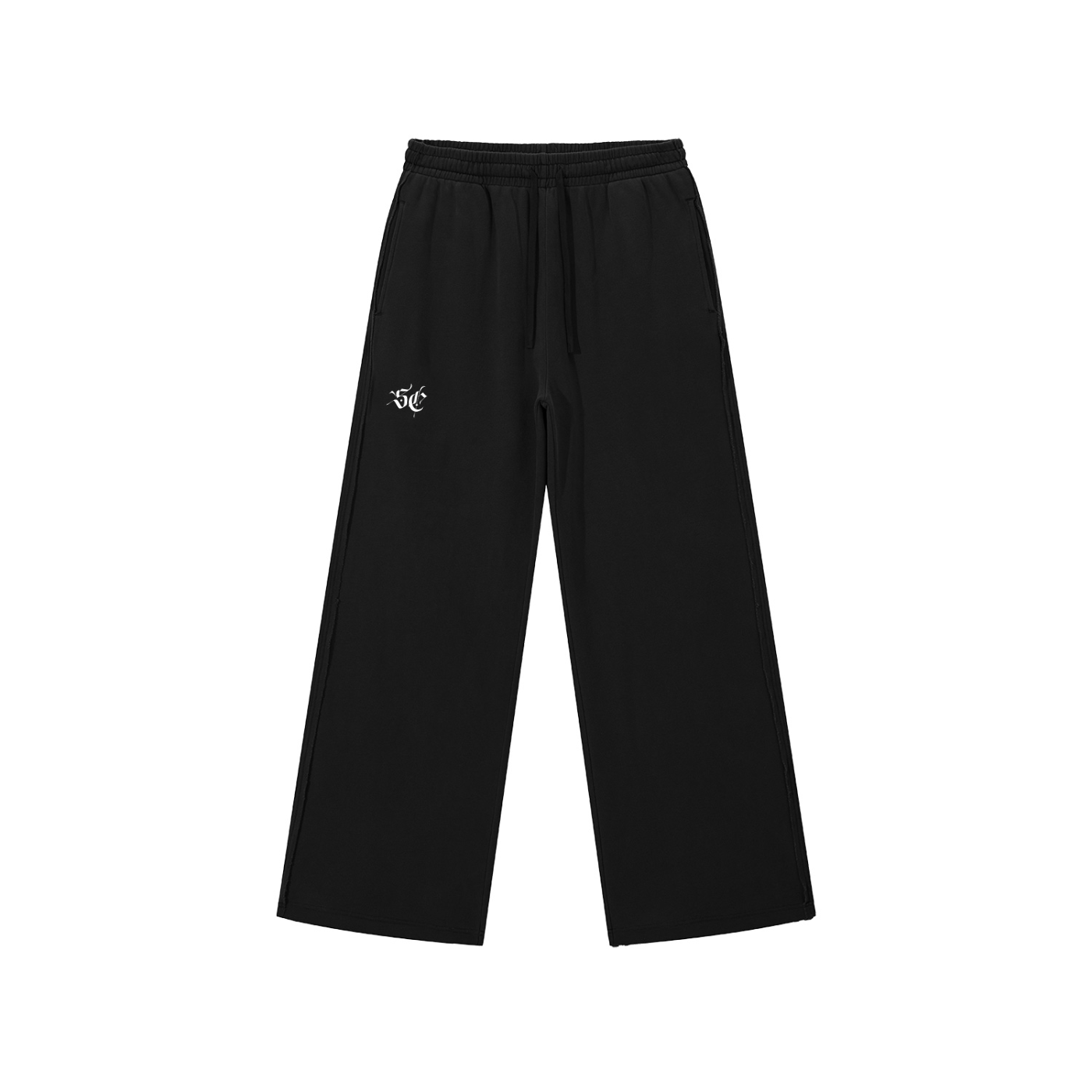 Snow Washed Raw Edge Sweatpants - *Signature*