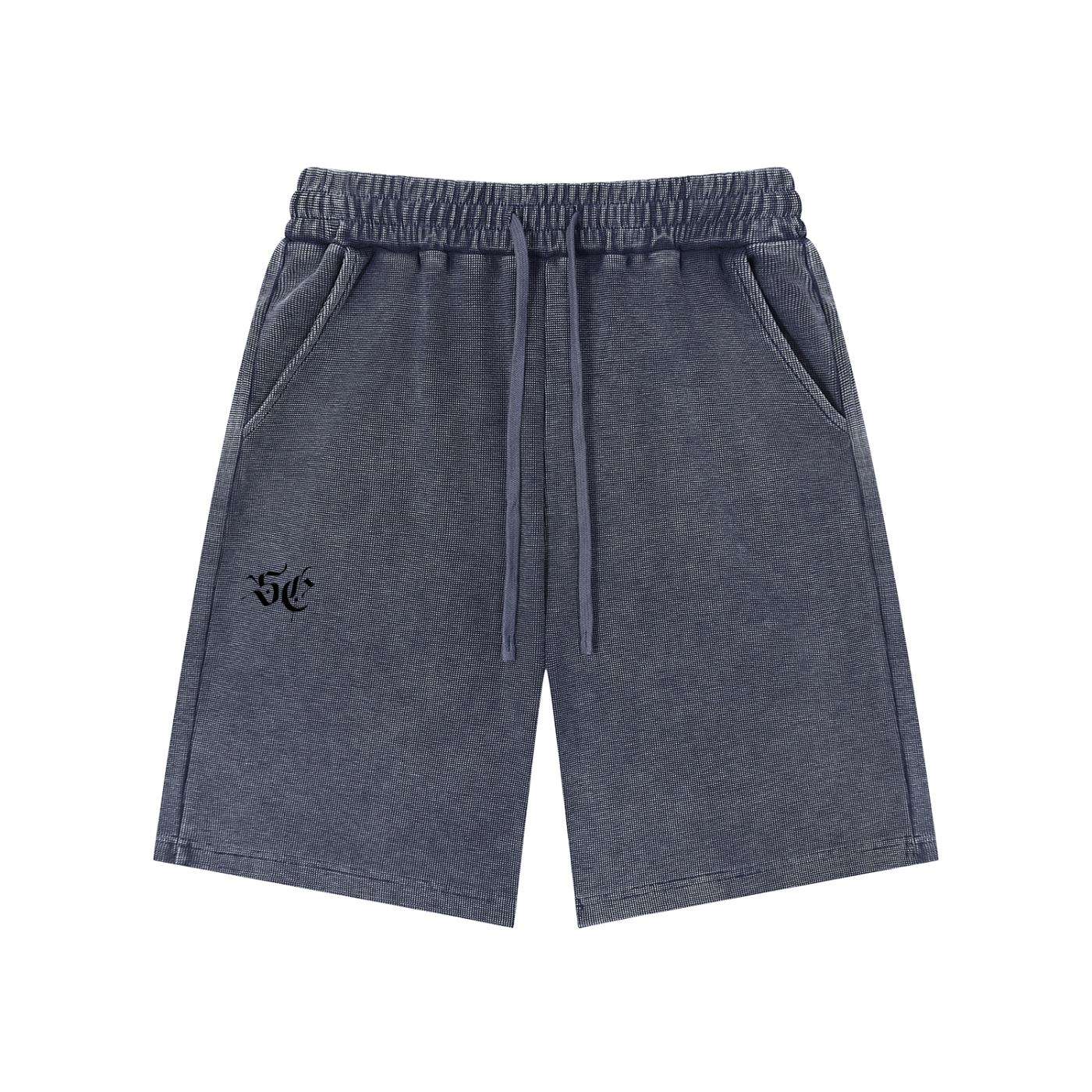 Dark Canvas Knit Leisure Shorts