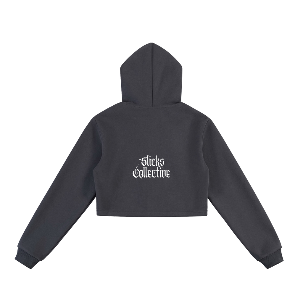 Essential Cropped Zip Hoodie - *Signature*