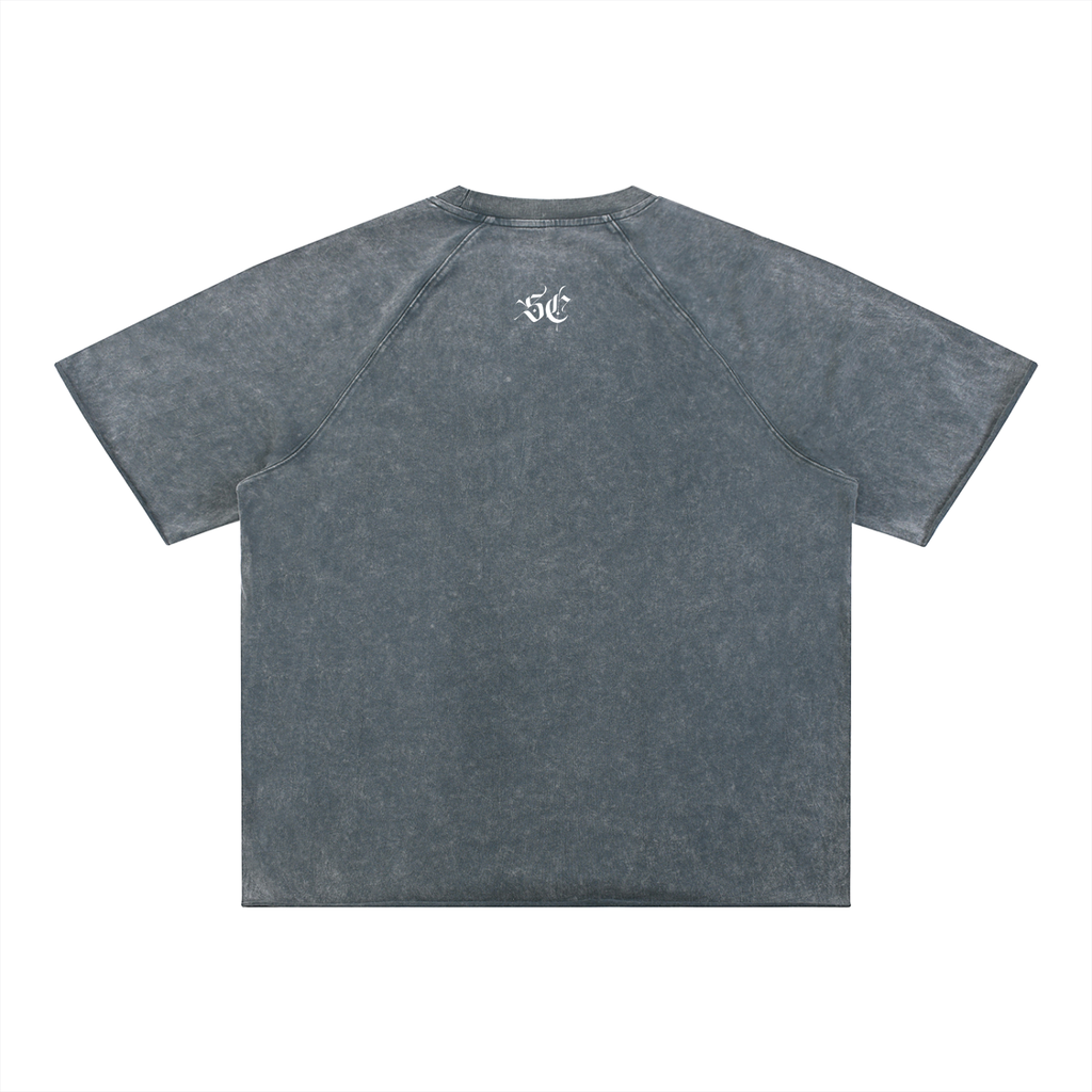 Mineral Wash Raw Edge T-Shirt