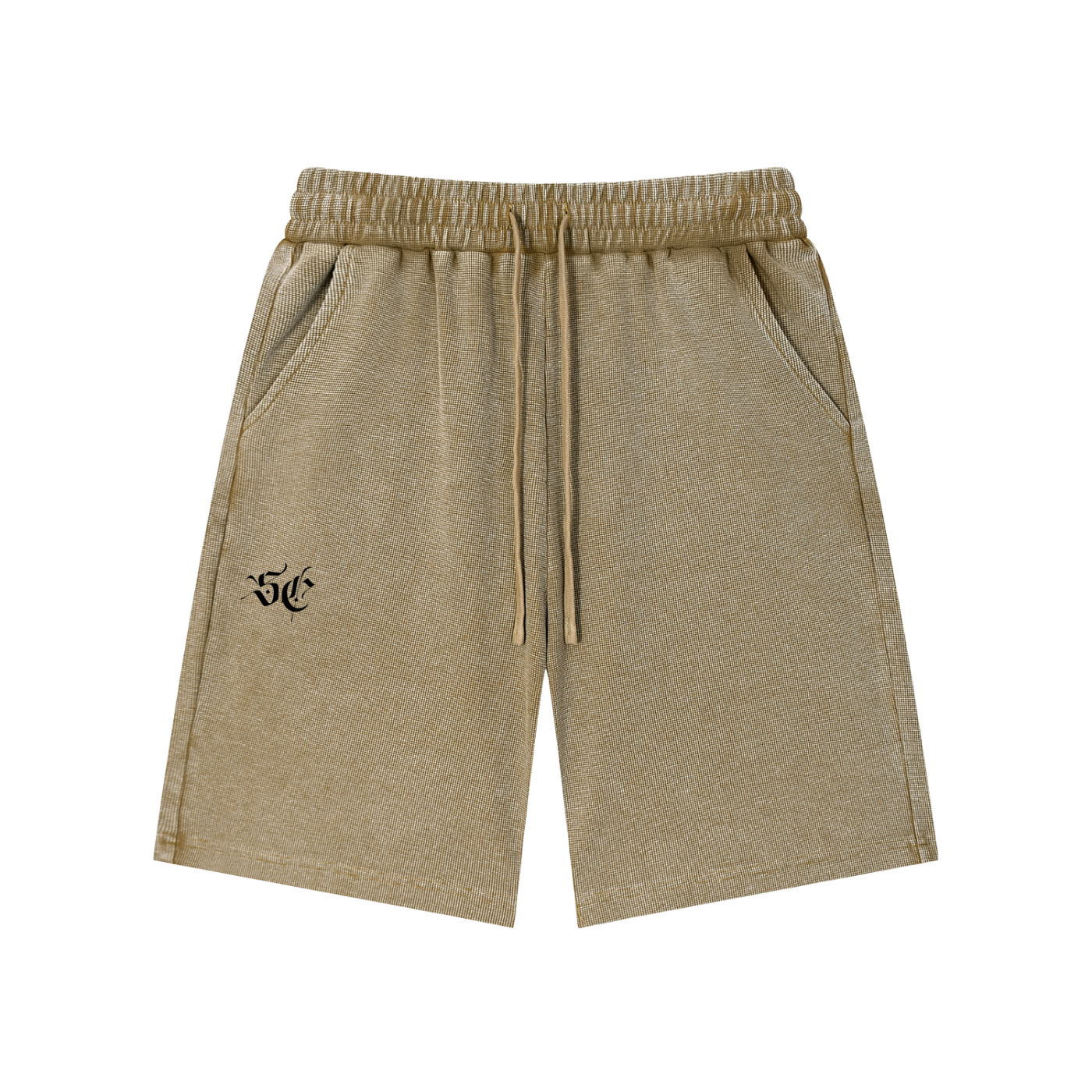 Dark Canvas Knit Leisure Shorts