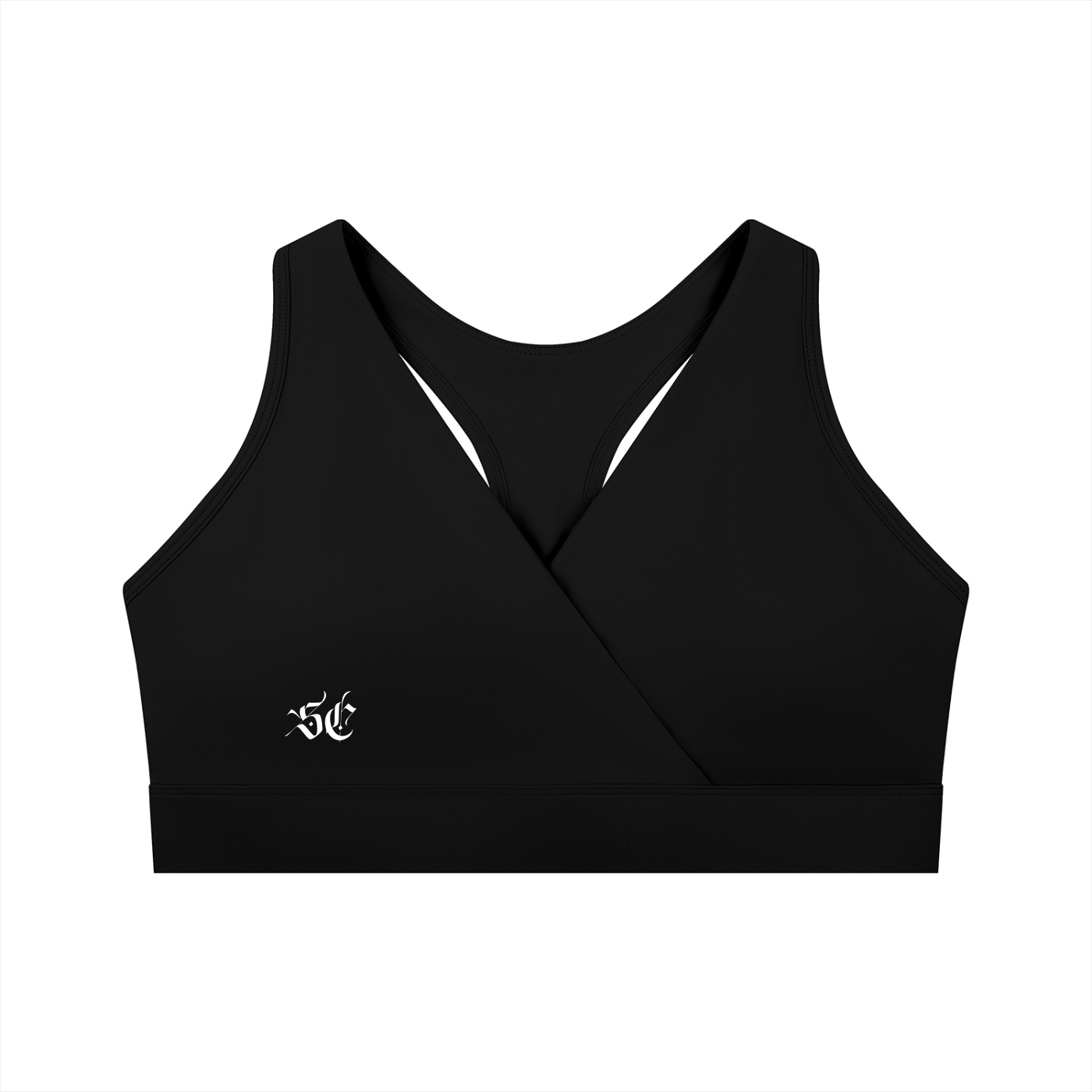 Crossover V-Neck Sports Bra - *Signature*