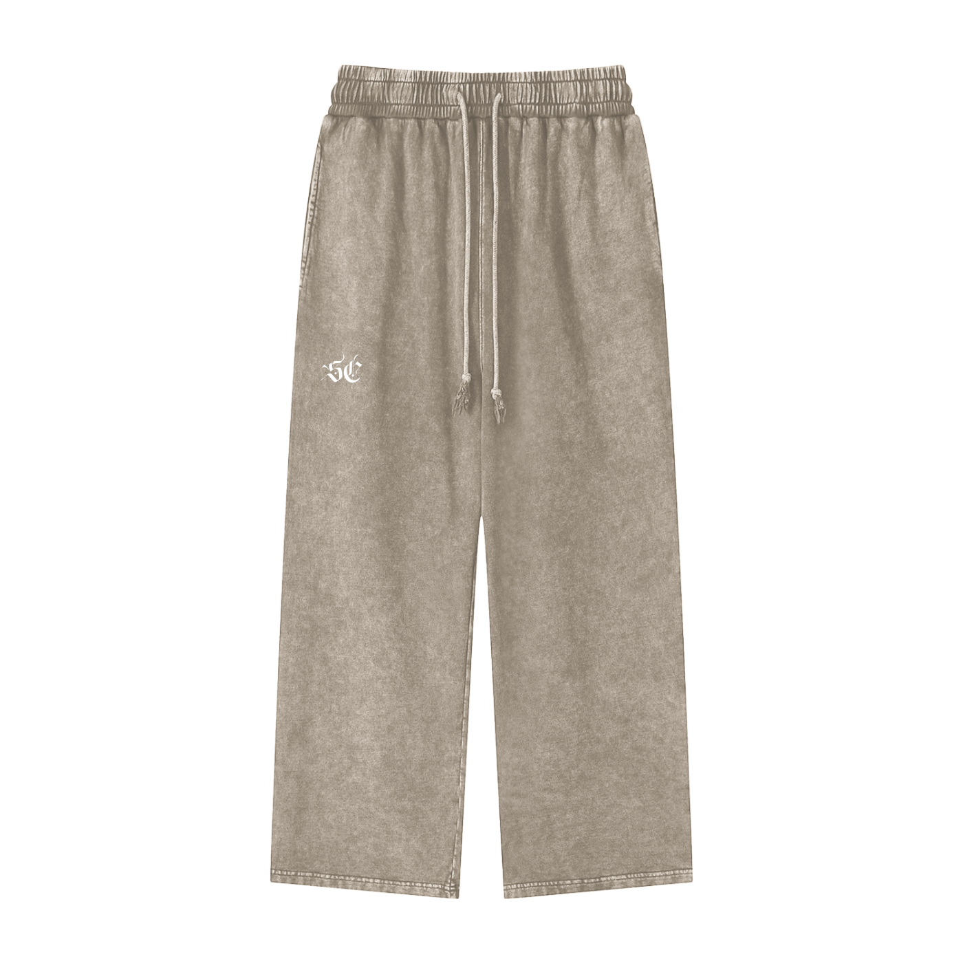 Snow Washed Straight Leg Pants - *Signature*