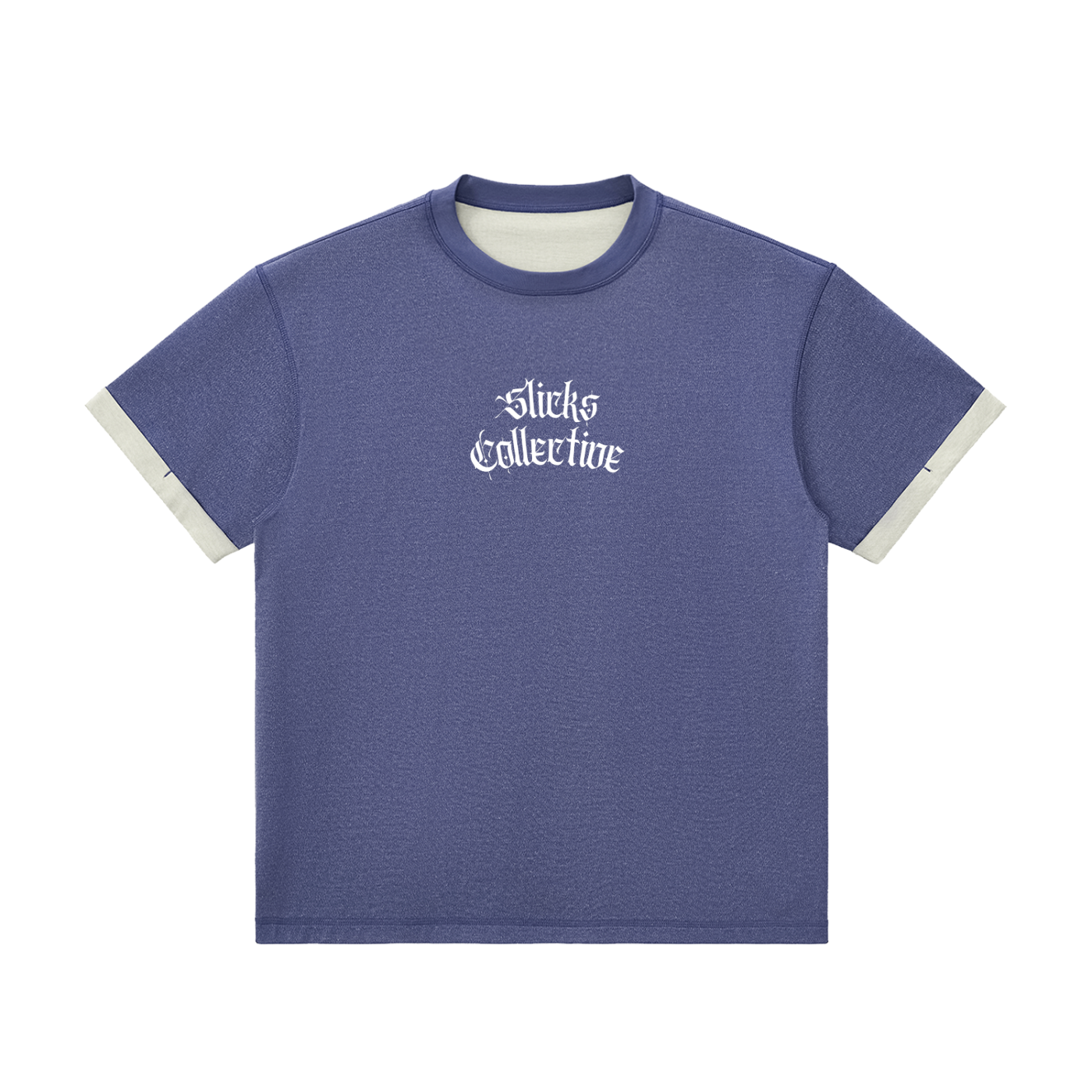 Contrast Cuff Cuffed Tee - *Signature*