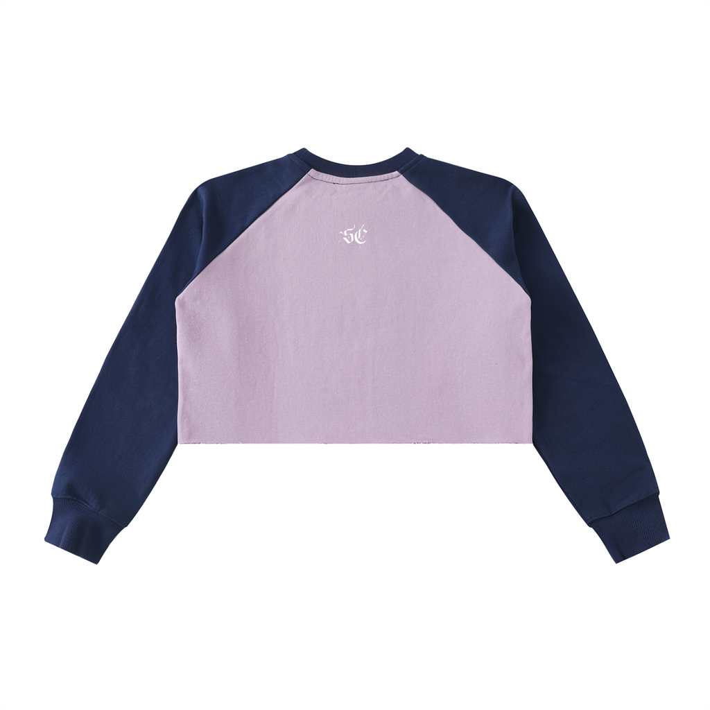 Color-Block Crop Sweatshirt - *Signature*