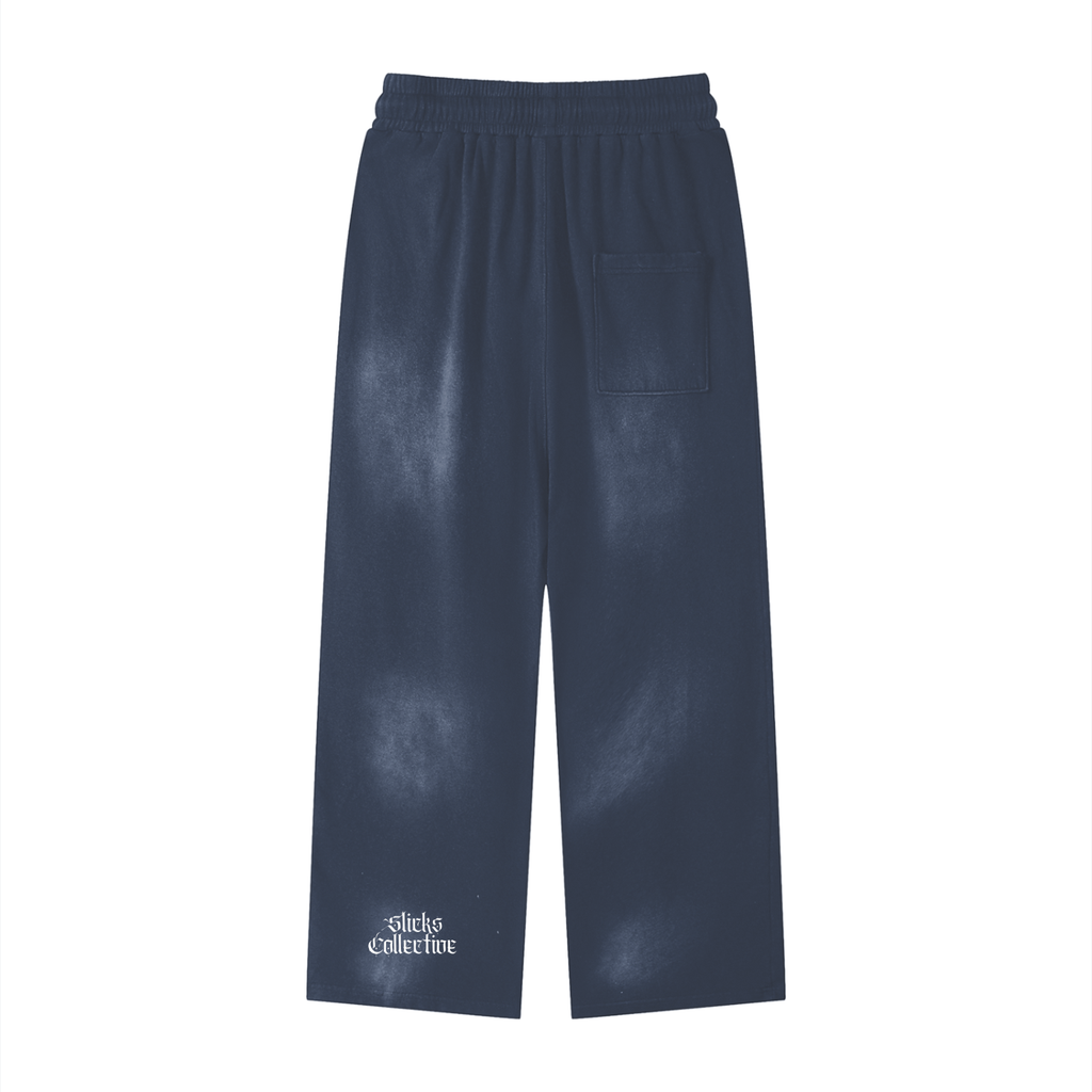 Sunfade Loose Fit Cotton Sweatpants - *Signature*