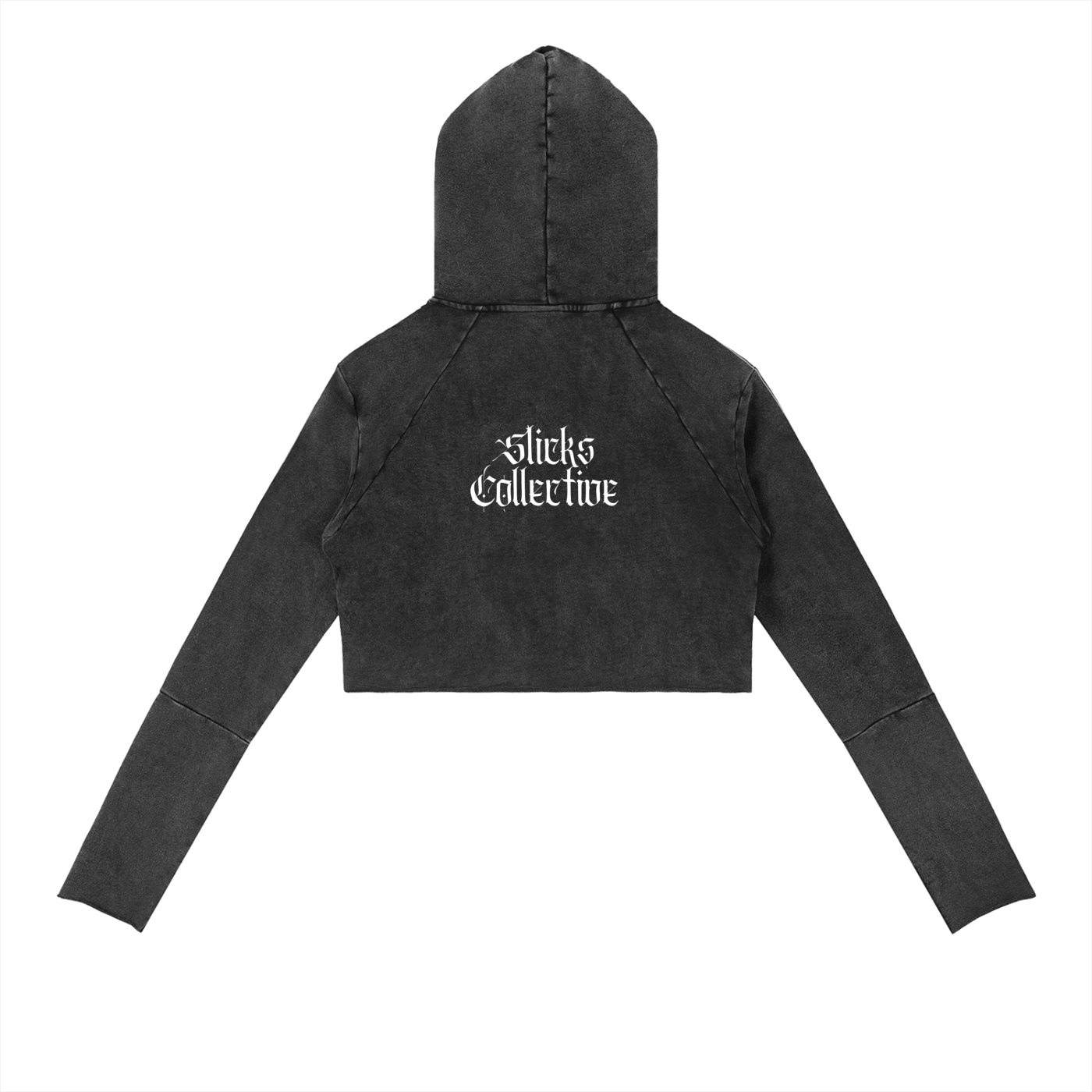 Vintage Washed Raw Edge Hoodie