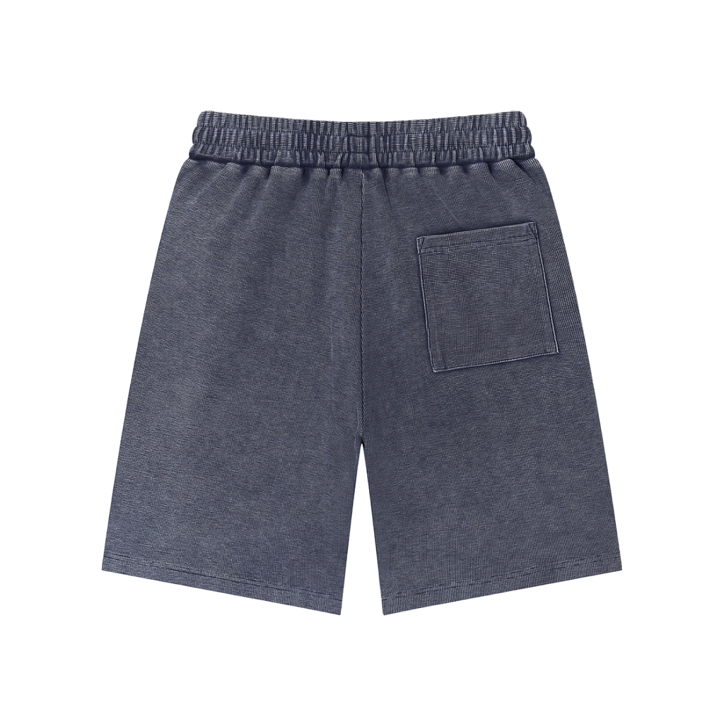 Mineral Wash Waffle Knit Shorts - *Signature*