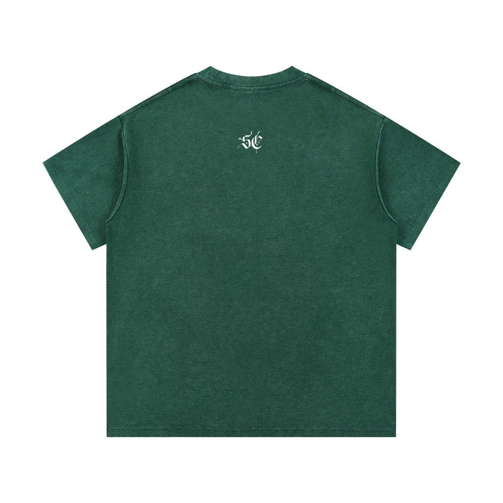 Mineral Wash Waffle Knit Tee - *Signature*