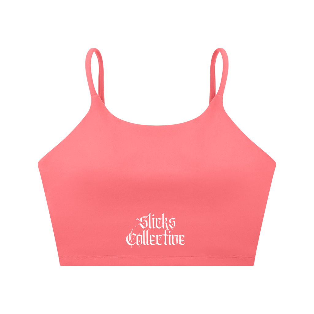 Spaghetti Strap Yoga Sports Bra - *Signature*