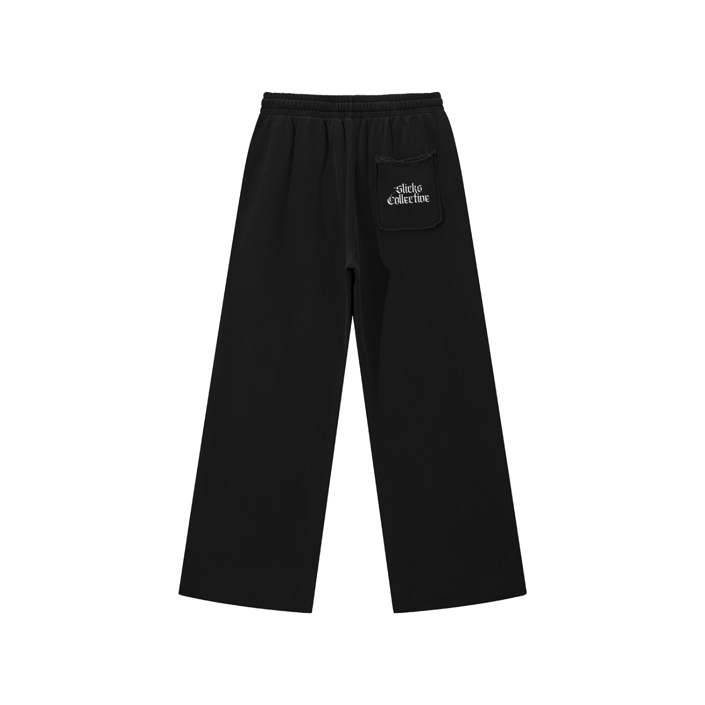 Snow Washed Raw Edge Sweatpants - *Signature*