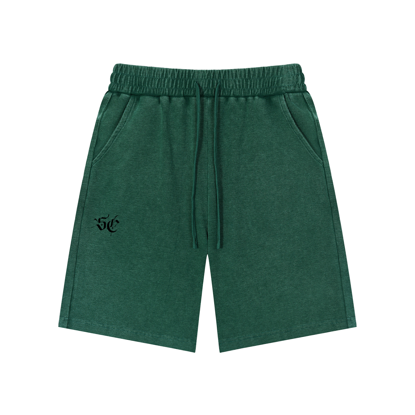 Dark Canvas Knit Leisure Shorts