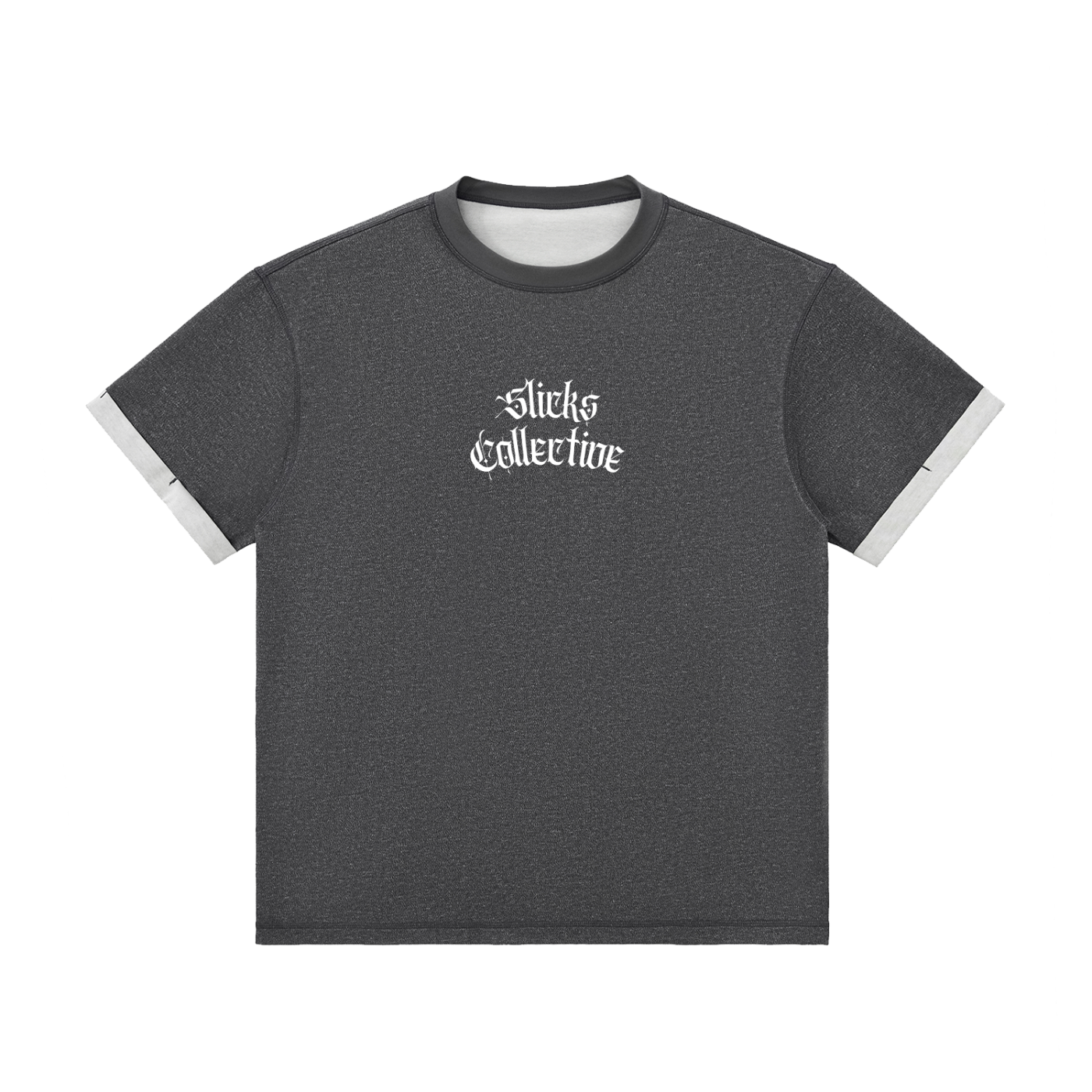 Contrast Cuff Cuffed Tee - *Signature*
