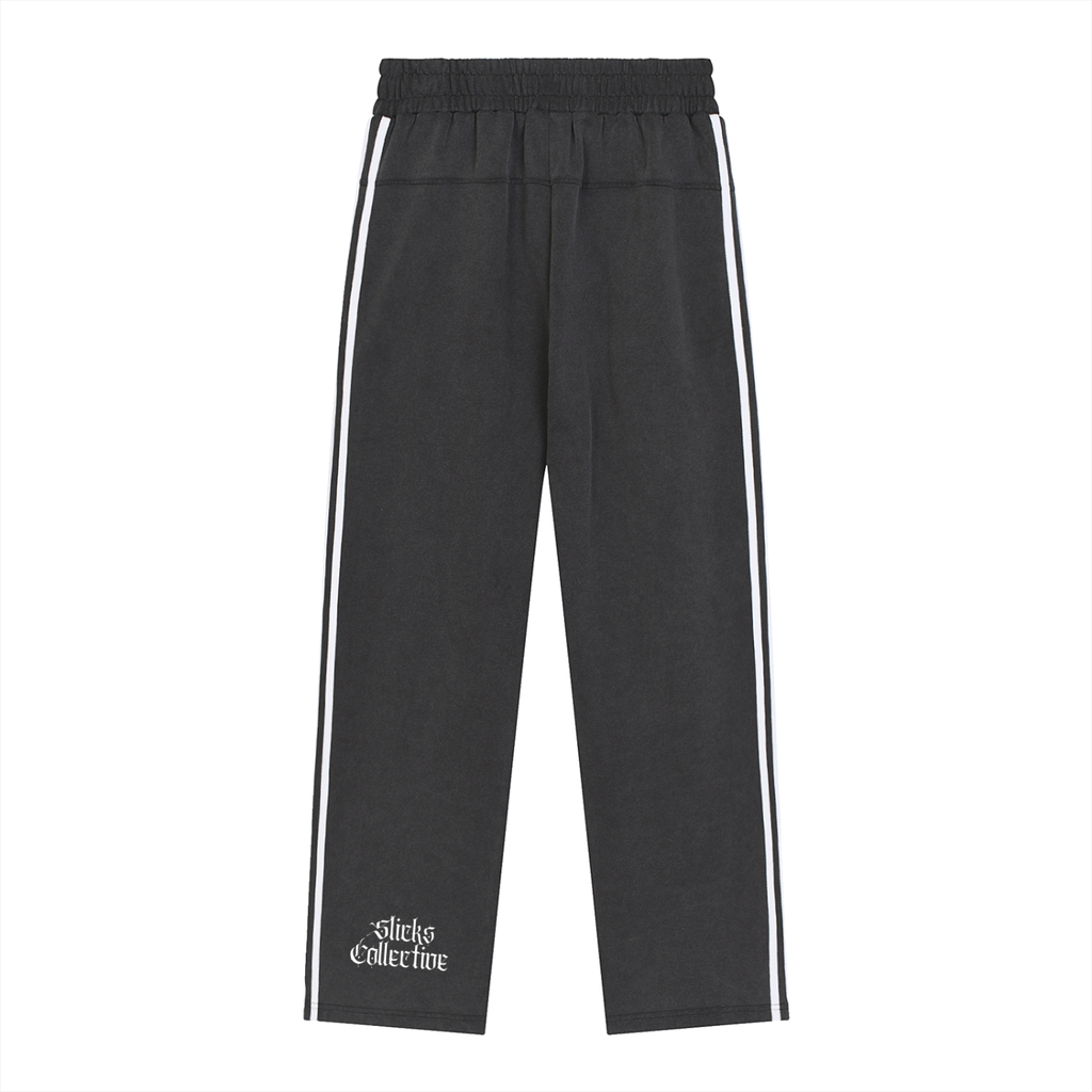 Snow Washed Contrast Tape Sweatpants - *Signature*