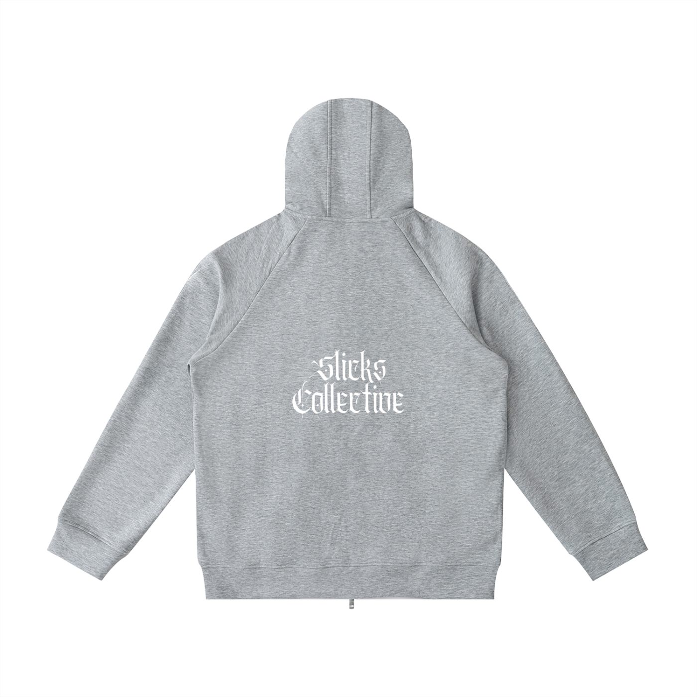 Heavyweight Raglan Sleeve Zip Hoodie