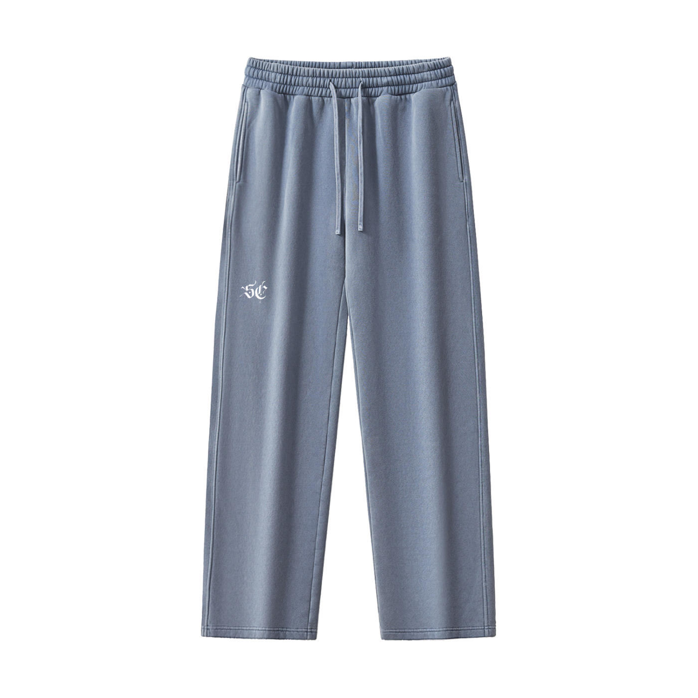 Frayed Enzyme Washed Fleece Sweatpants - *Signature*