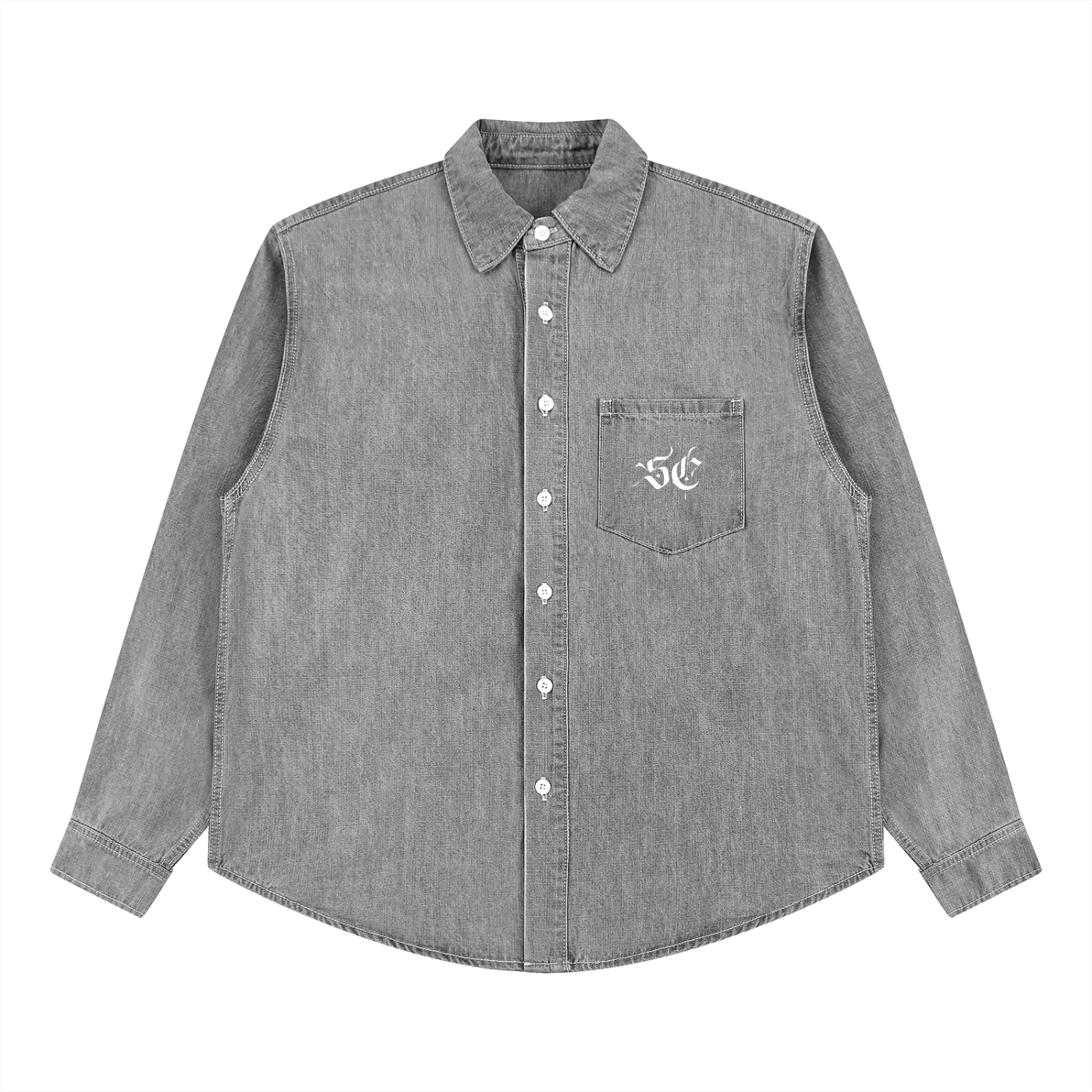 Vintage Wash Denim Shirt - *Signature*