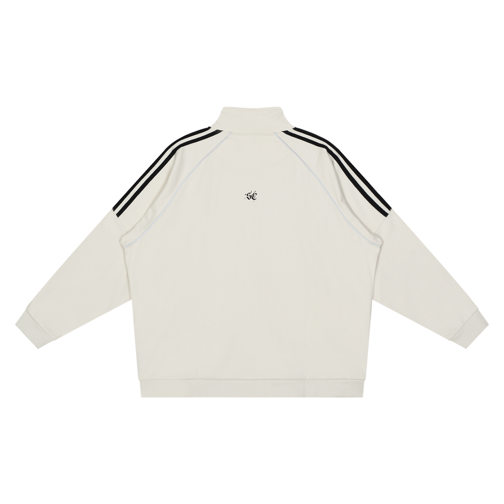 Reflection Striped Raglan Sleeve Jacket - *Signature*