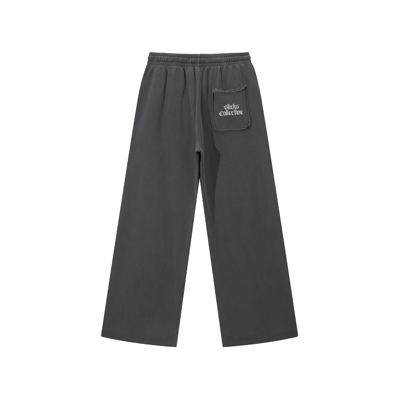 Snow Washed Raw Edge Sweatpants - *Signature*