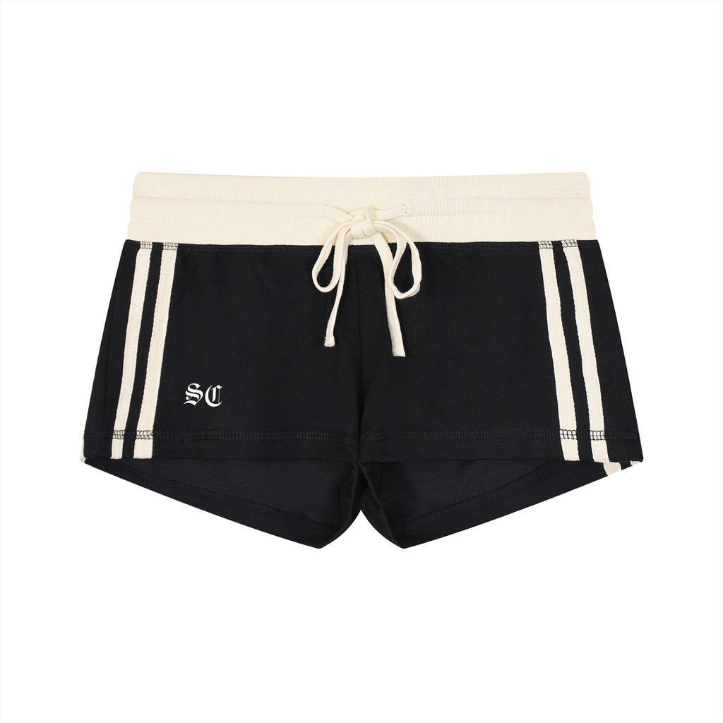 Women's Contrast Stripe Shorts - *Old English*