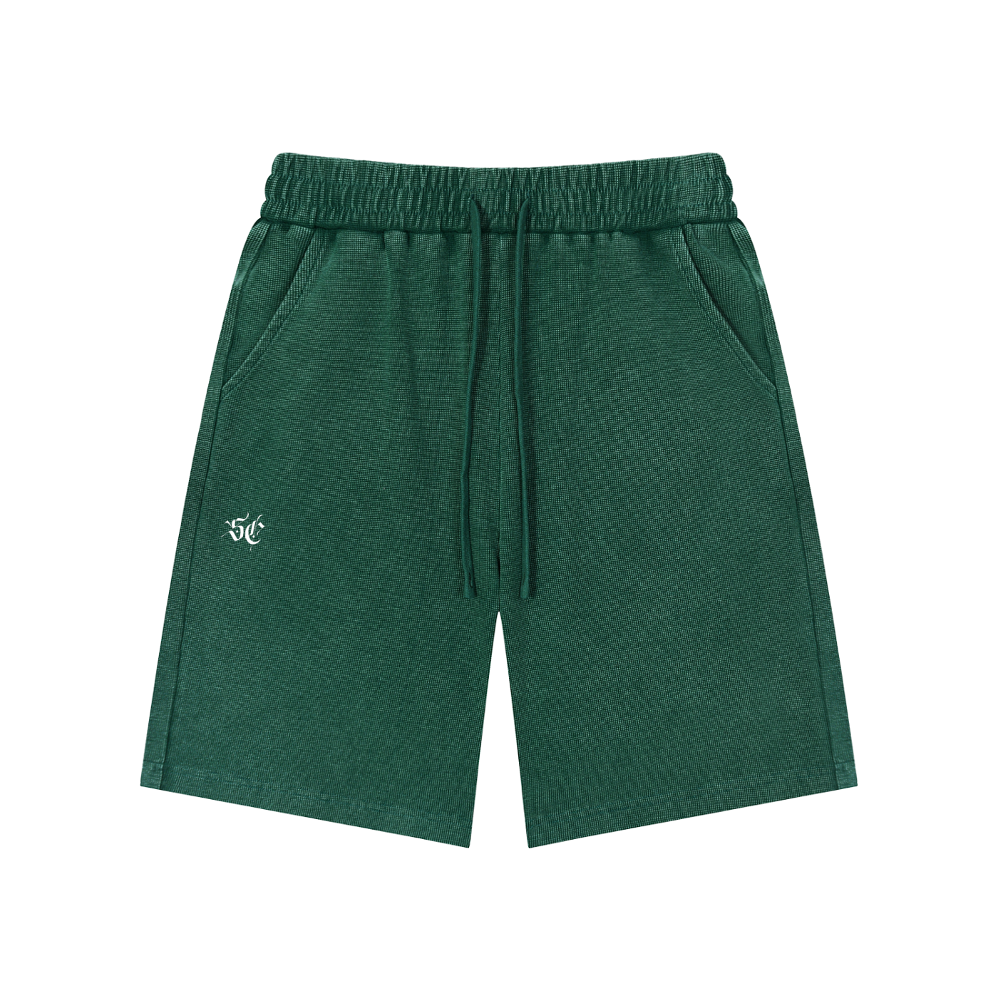 Mineral Wash Waffle Knit Shorts - *Signature*