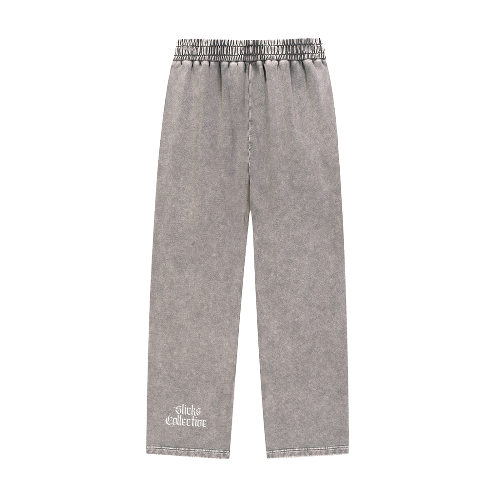 Snow Wash Open-Leg Sweatpants - *Signature*
