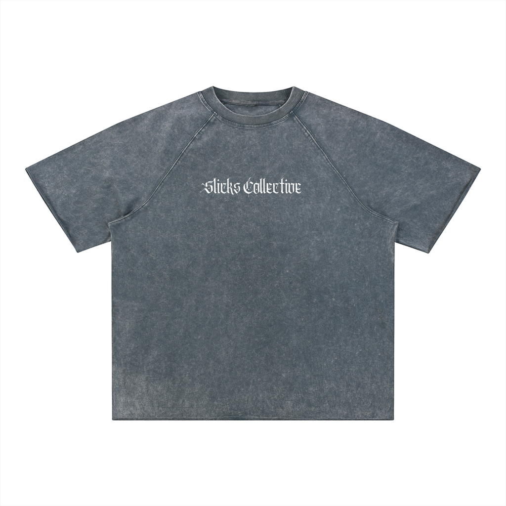 Mineral Wash Raw Edge T-Shirt