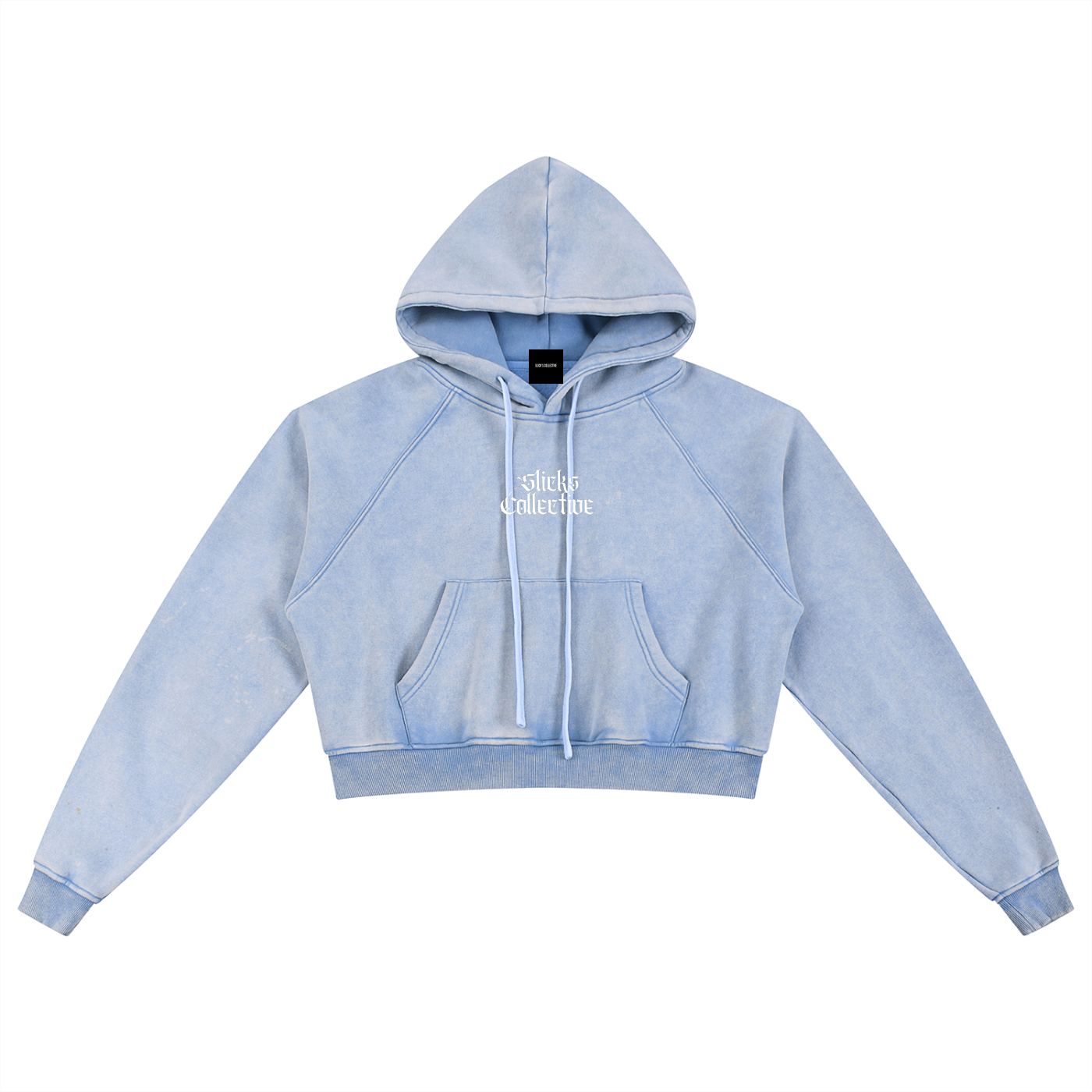 Snow Washed Cropped Hoodie - *Signature*