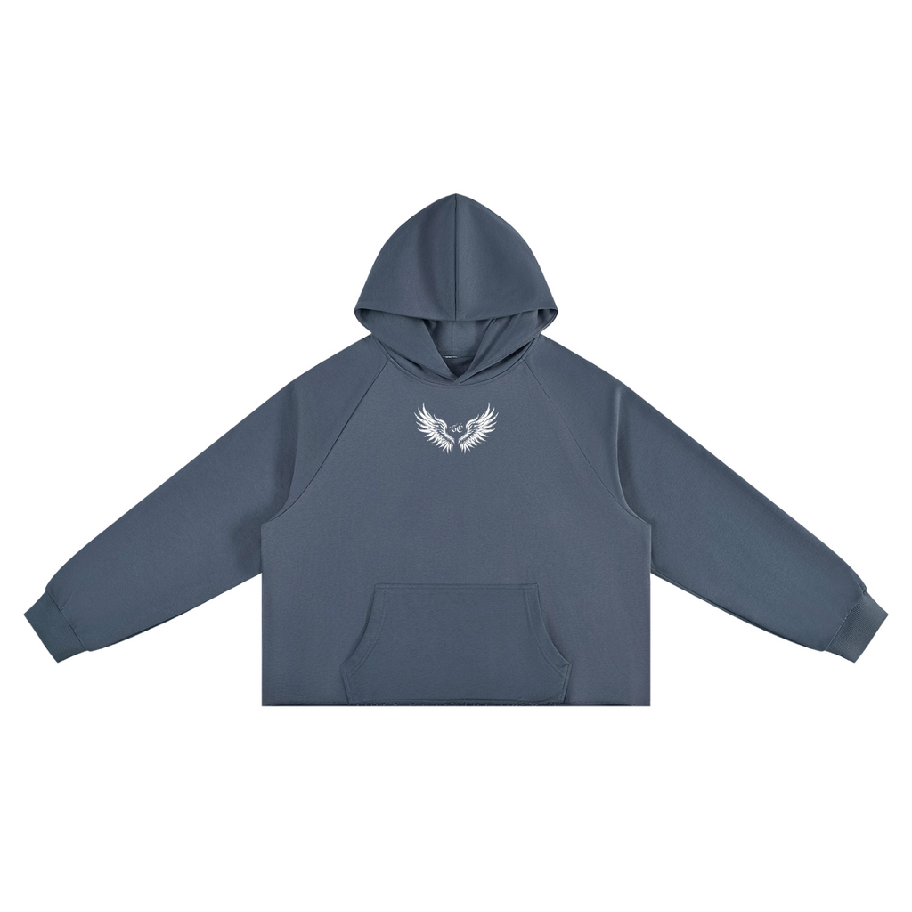 Faded Blueprint Boxy Hoodie