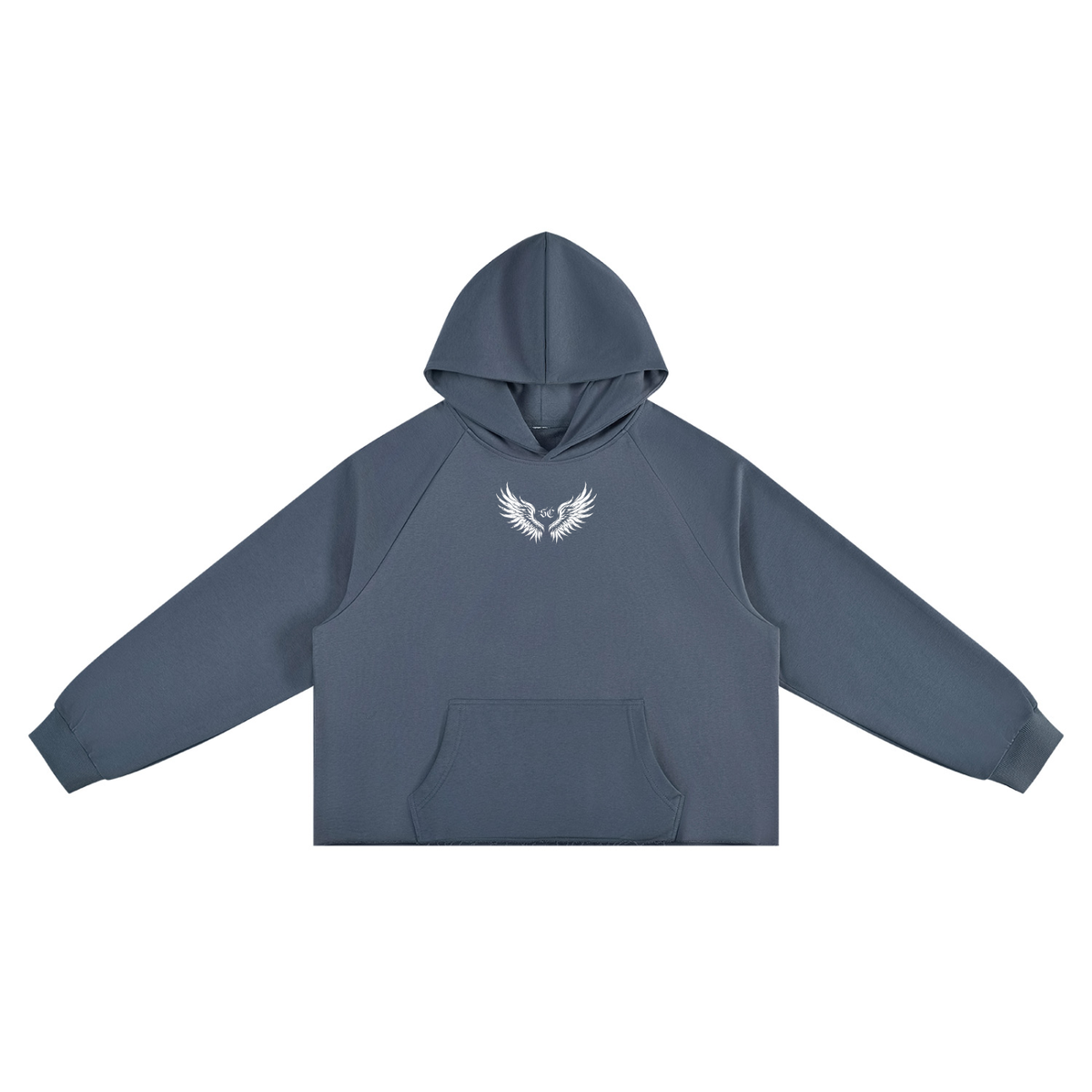 Faded Blueprint Boxy Hoodie
