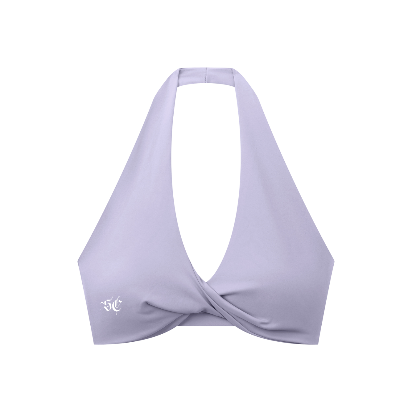 Women's Pleated Halter Sports Bra