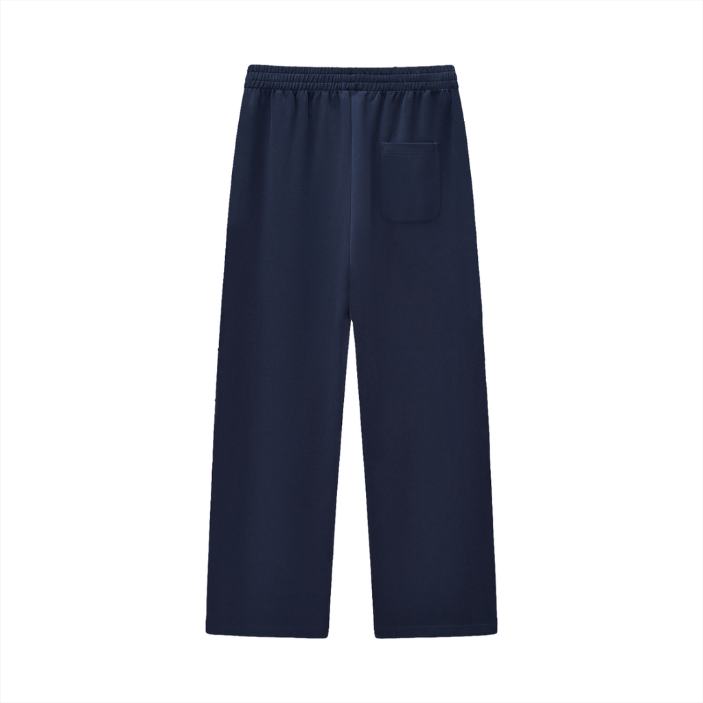 Curved Stripe Straight Sweatpants - *Signature*