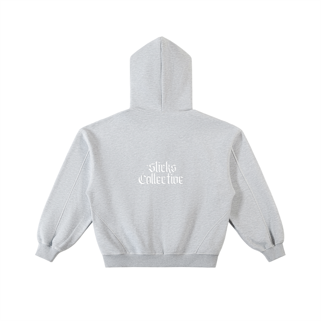Contrast-Stitched Zip Hoodie - *Signature*