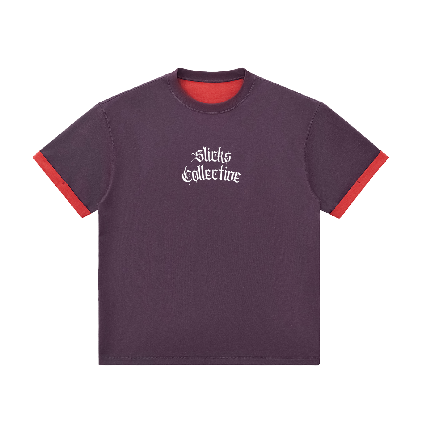 Contrast Cuff Cuffed Tee - *Signature*
