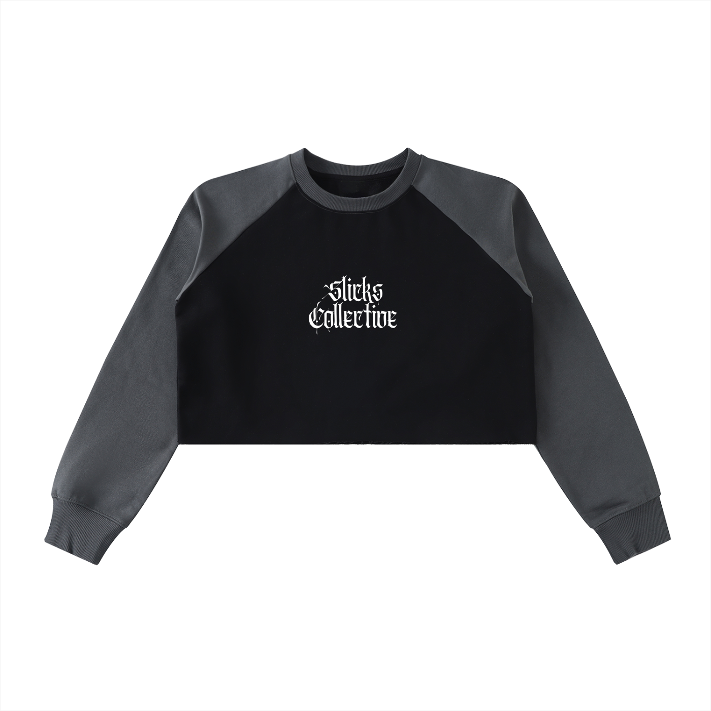 Color-Block Crop Sweatshirt - *Signature*