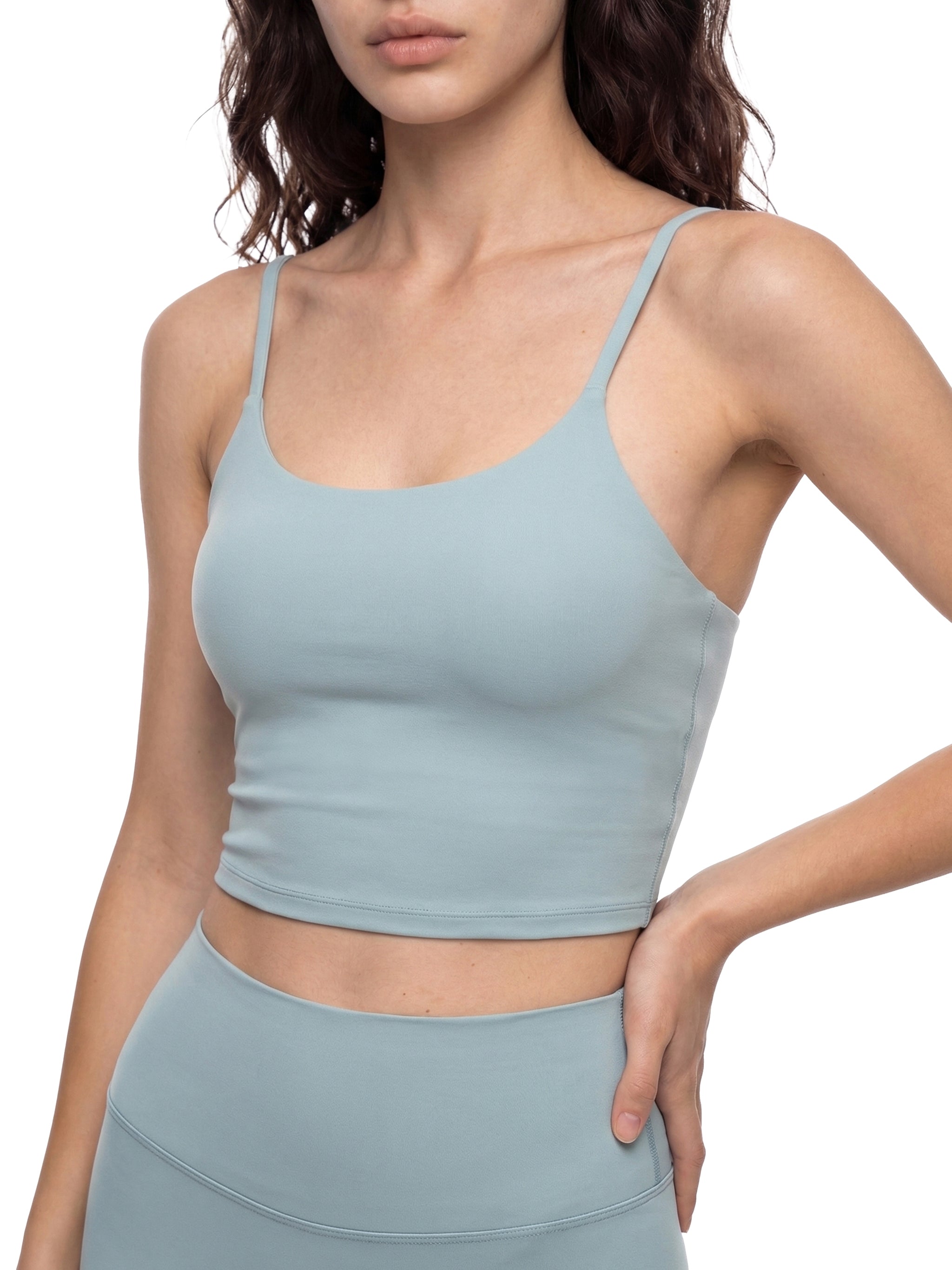 Spaghetti Strap Yoga Sports Bra - *Signature*