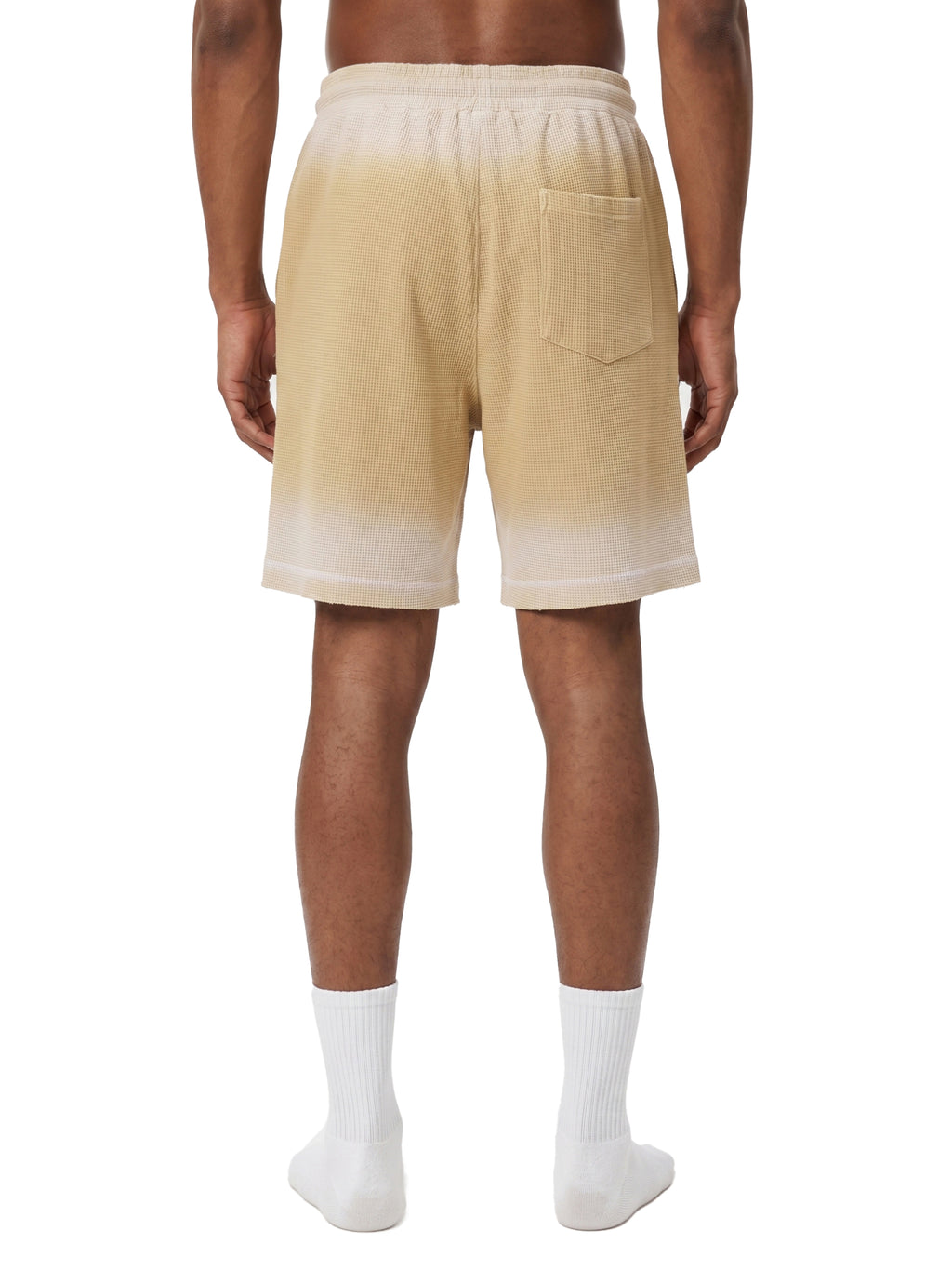 Sunfade Waffle Raw Hem Shorts - *Signature*
