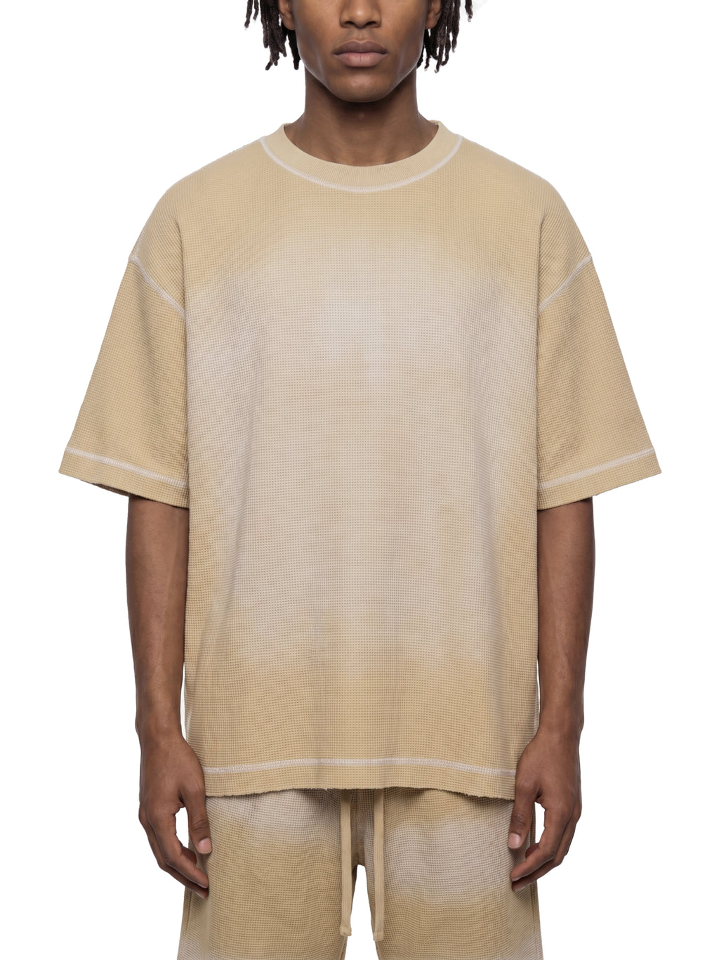Sunfade Waffle Boxy Tee - *Signature*