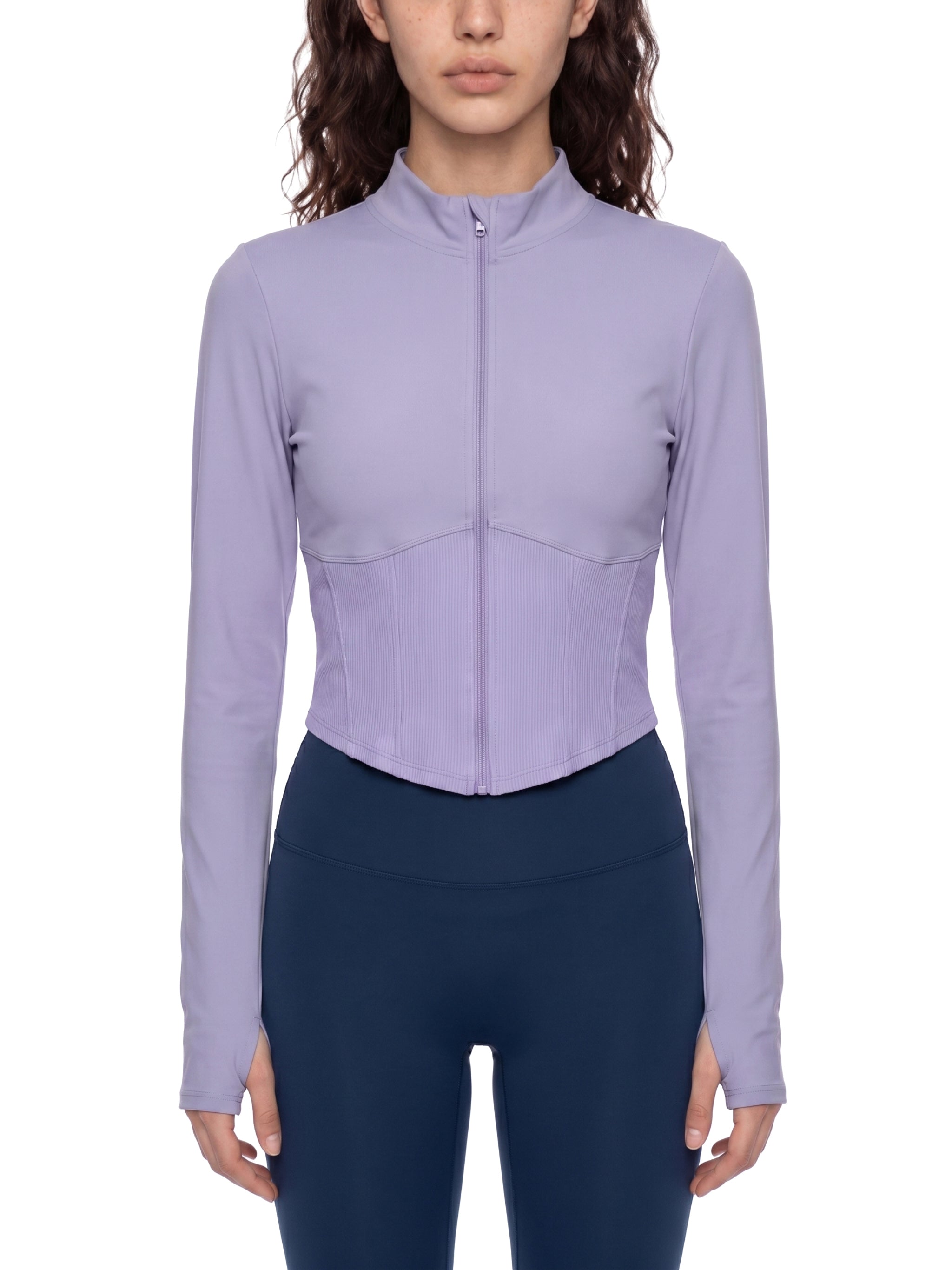 Women's Slim Fit Full-Zip Yoga Jacket - *Signature*
