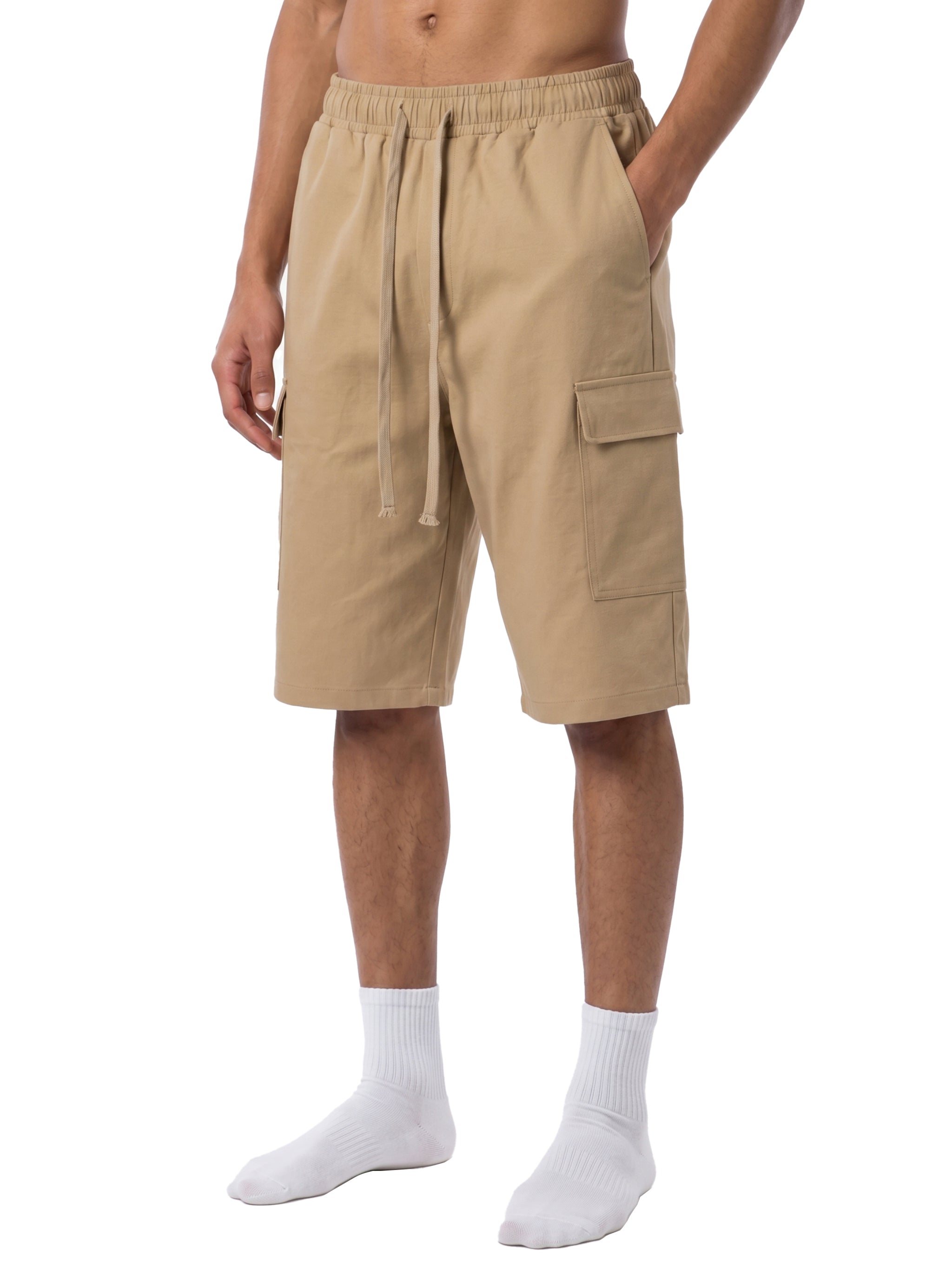 Drawstring Cargo Shorts - *Signature*