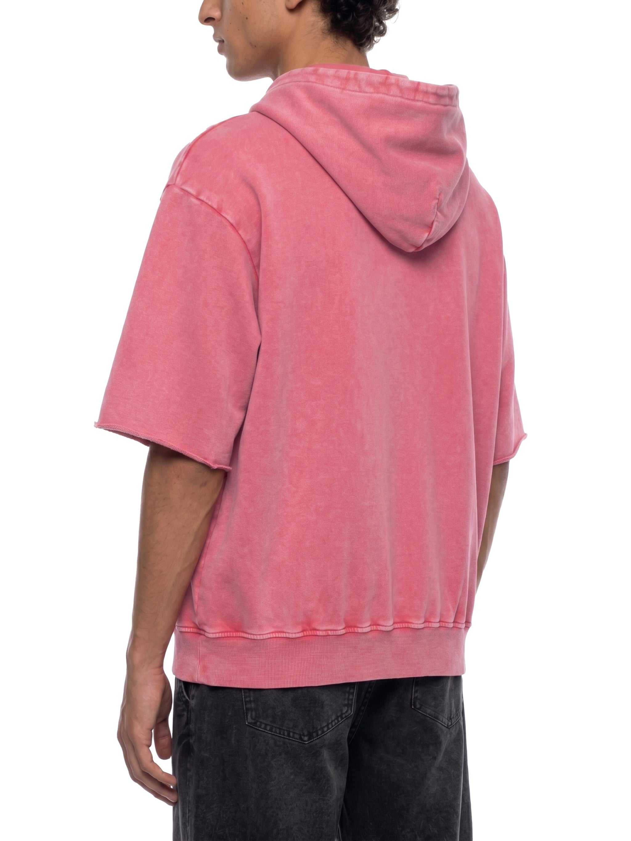 Mineral Wash Short Sleeve Hoodie - *Signature*