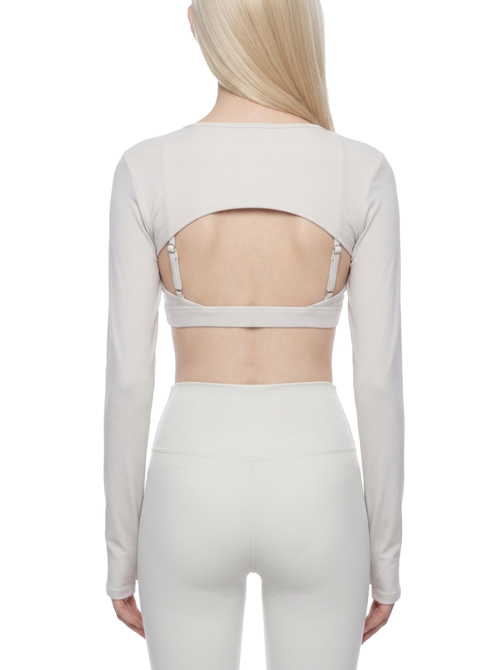 Women’s Cutout Long Sleeve Yoga Shrug - *Signature*