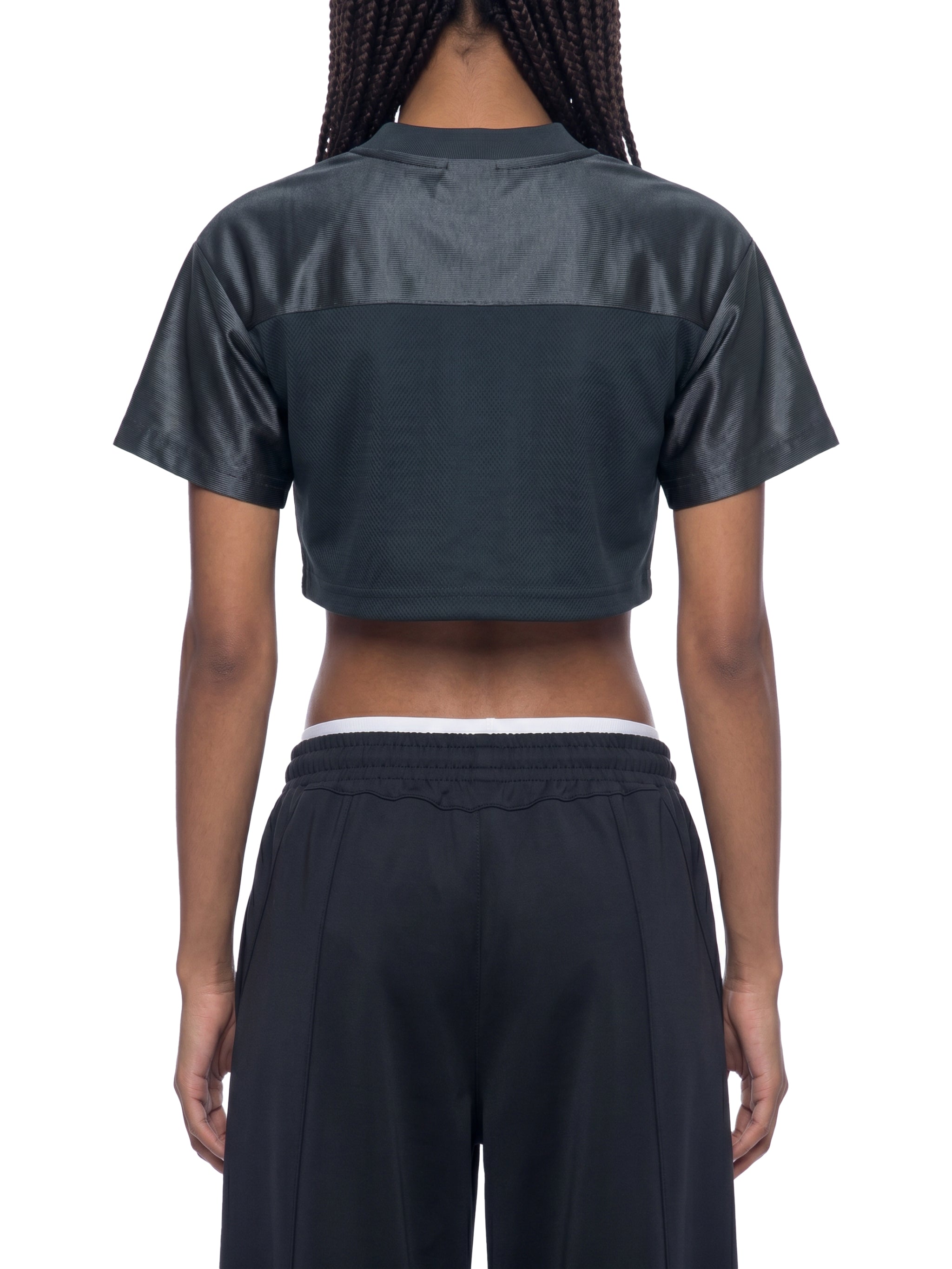 Women’s Cropped Paneled V-Neck Jersey - *Signature*